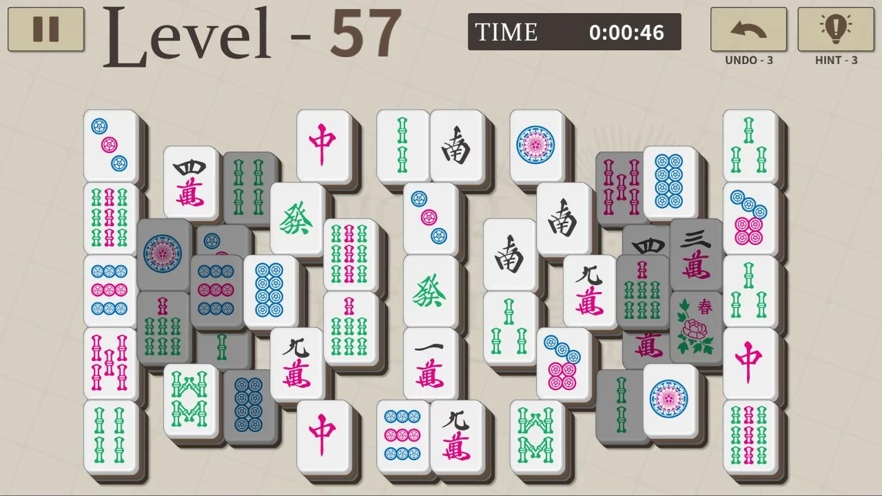 Изображение игры: Mahjong Solitaire 100