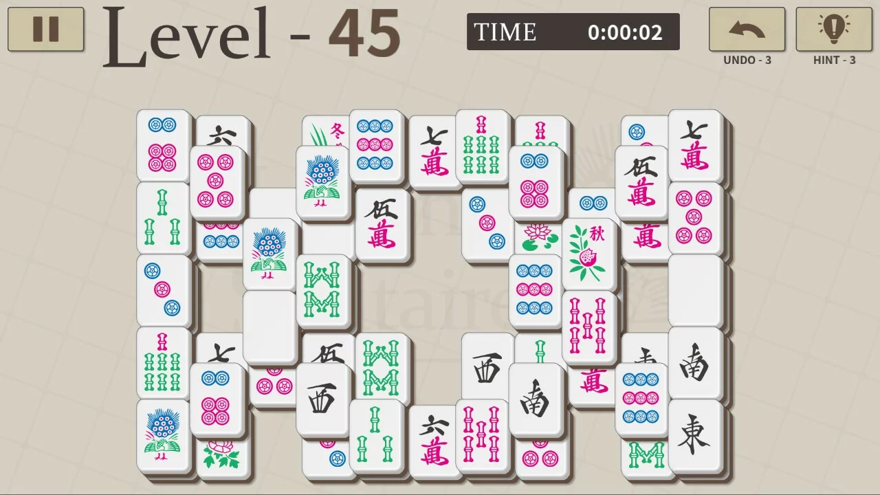 Изображение игры: Mahjong Solitaire 100