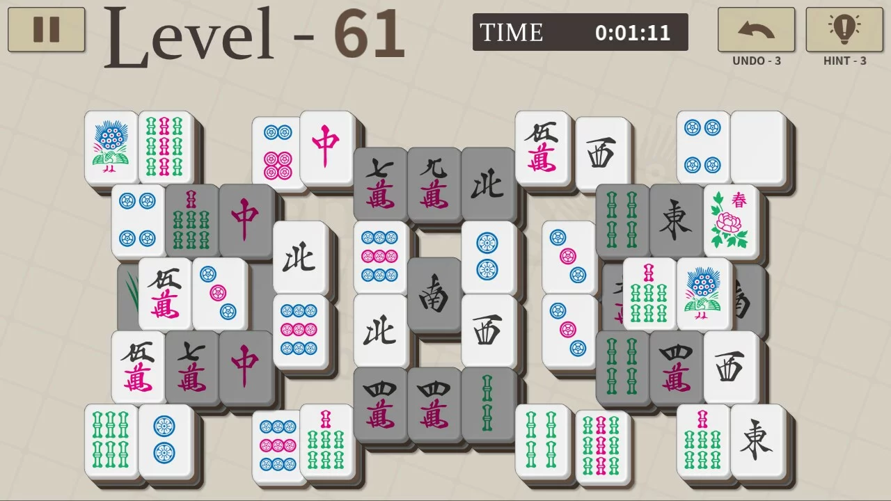 Изображение игры: Mahjong Solitaire 100