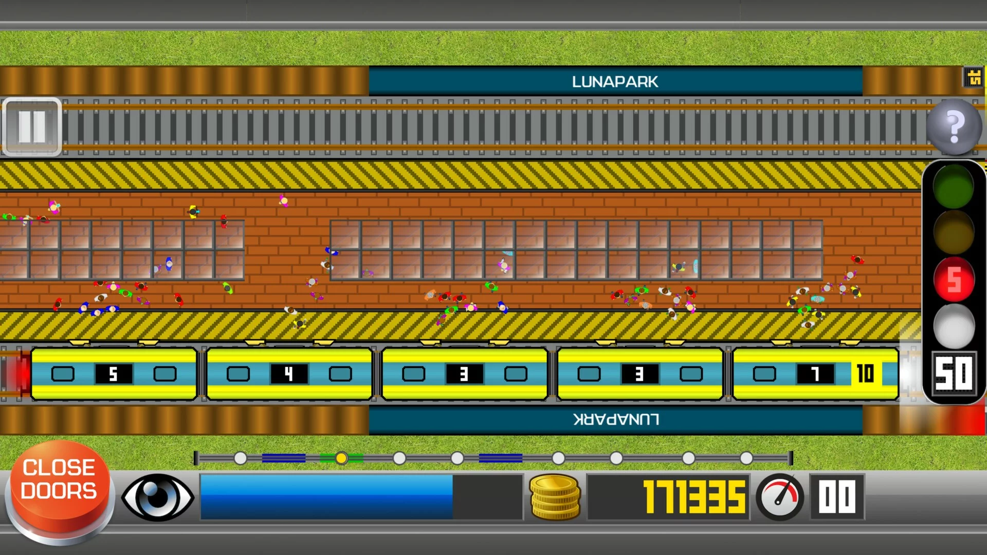 Изображение игры: Subway Train Simulator 2D