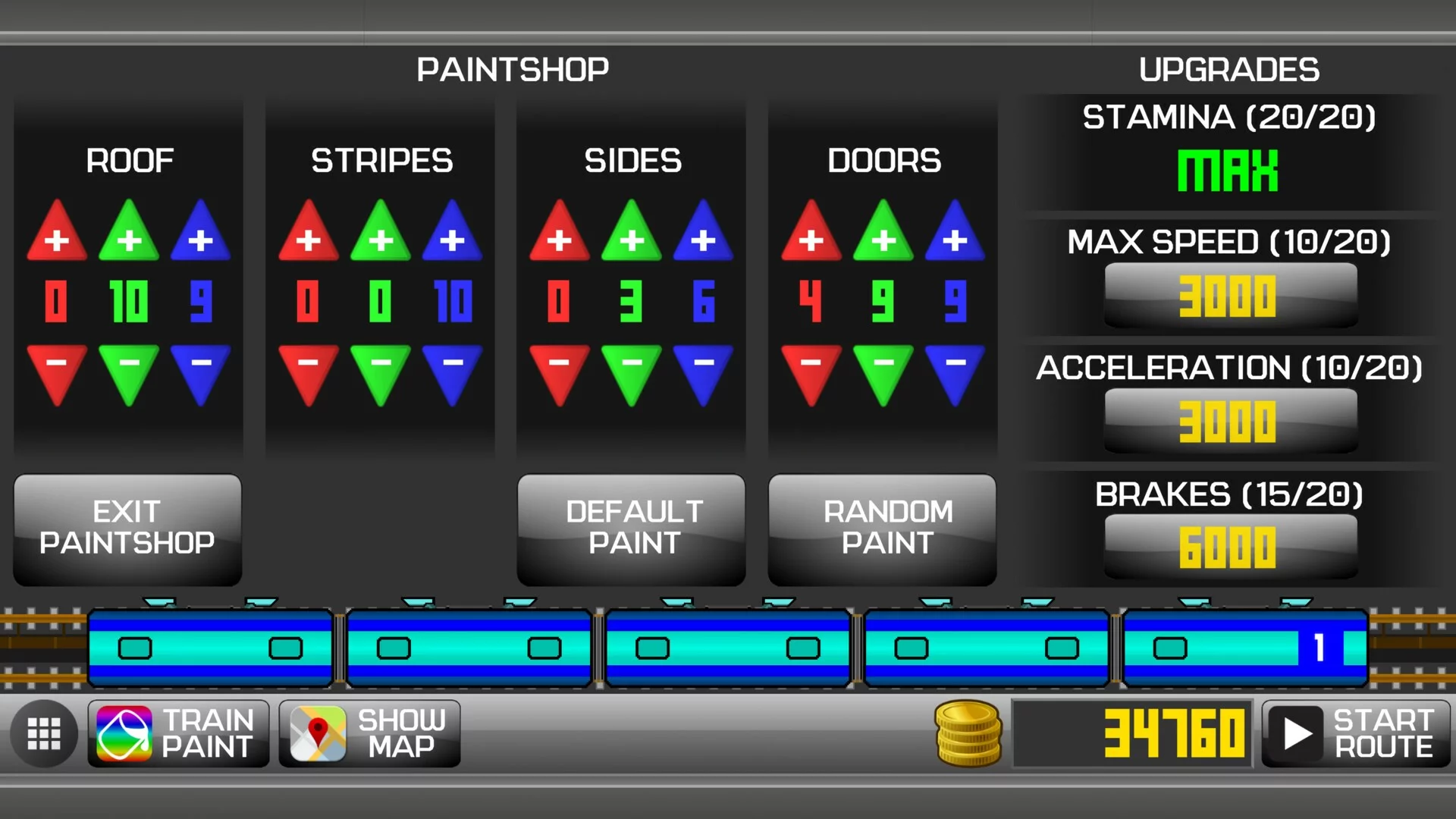 Изображение игры: Subway Train Simulator 2D