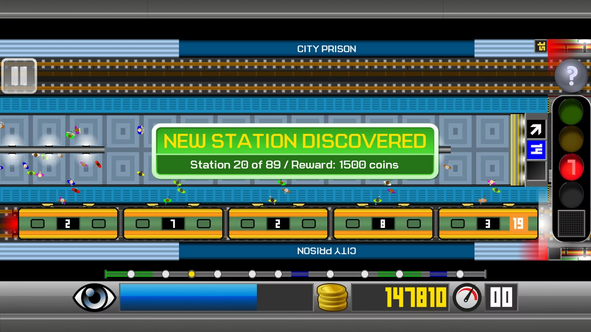 Изображение игры: Subway Train Simulator 2D