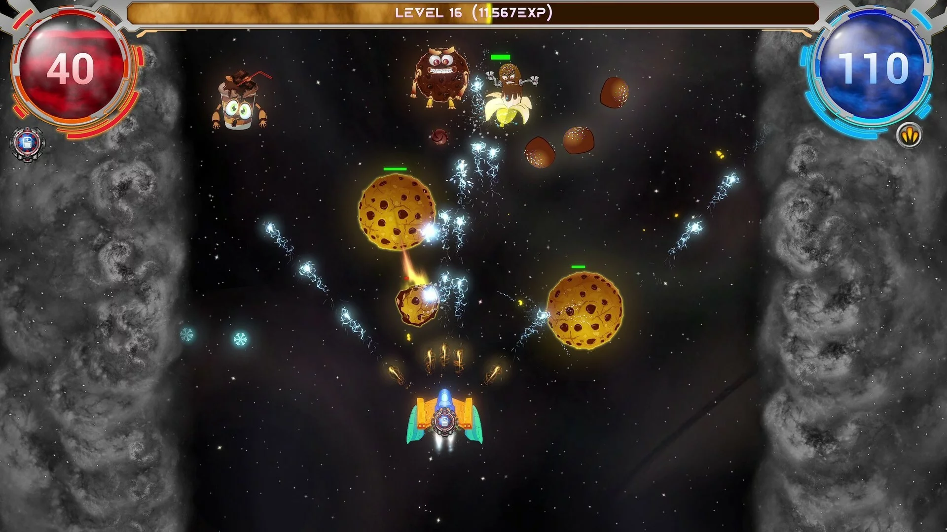 Изображение игры: Cookie Invaders