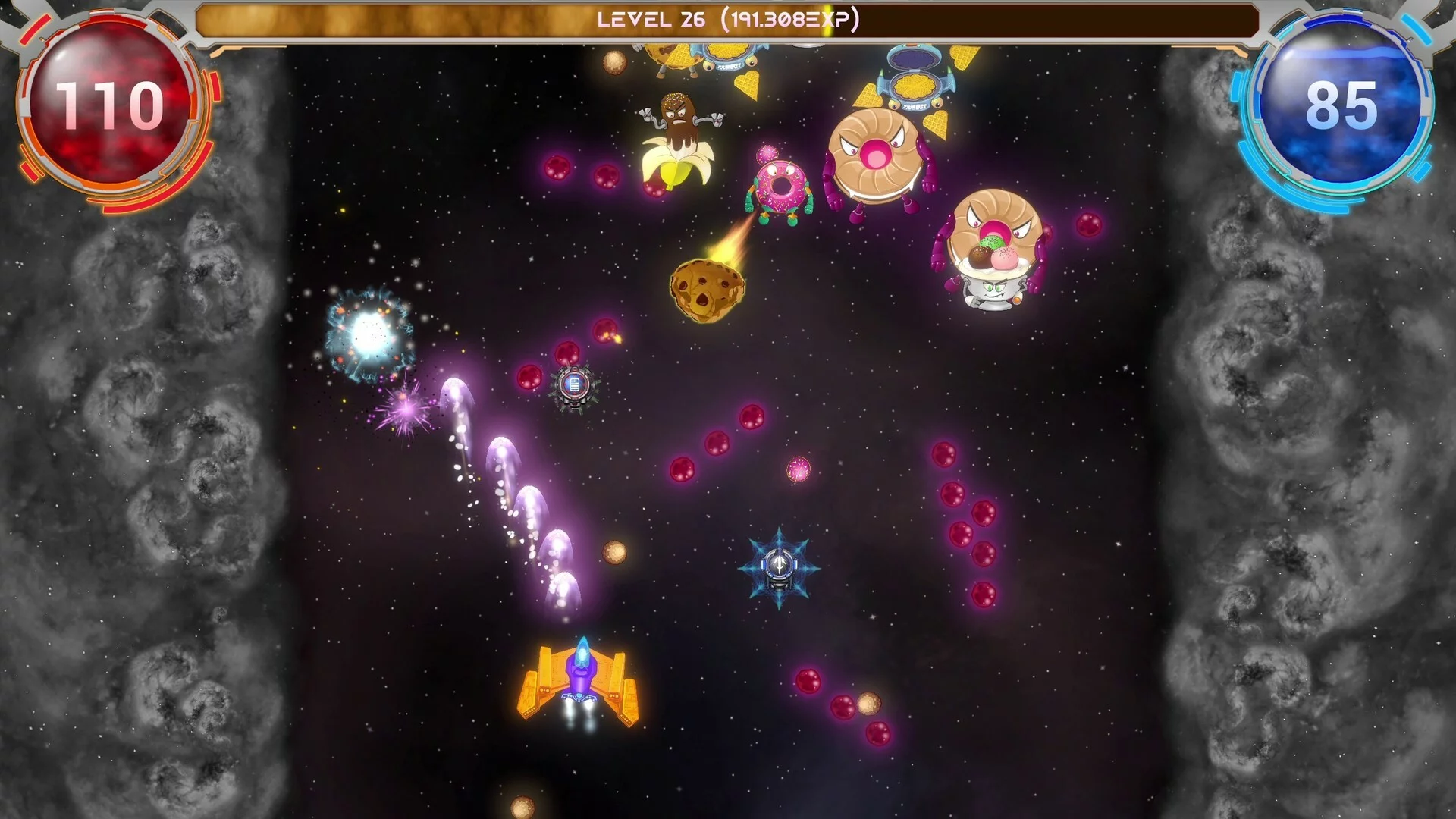 Изображение игры: Cookie Invaders
