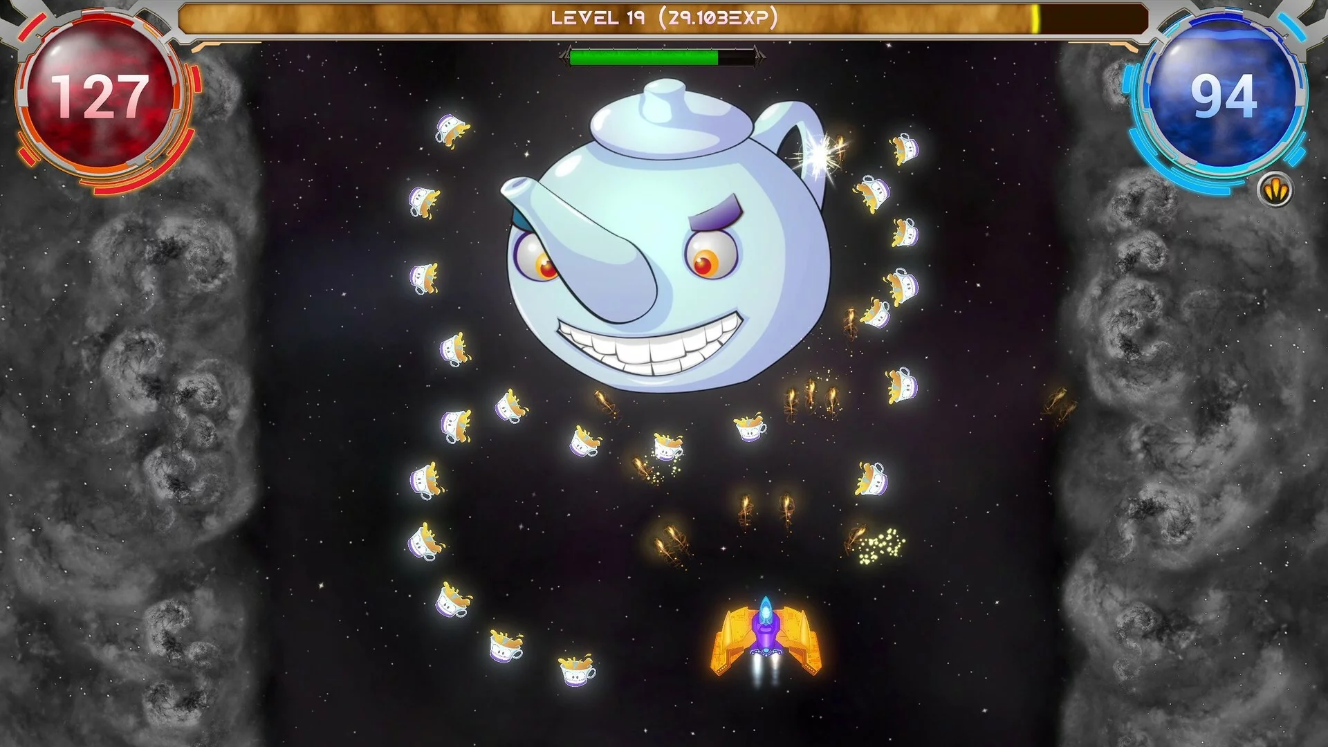 Изображение игры: Cookie Invaders