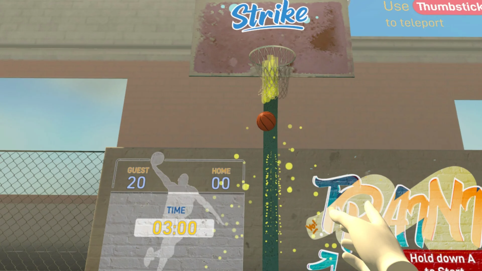 Изображение игры: Urban Basketball VR