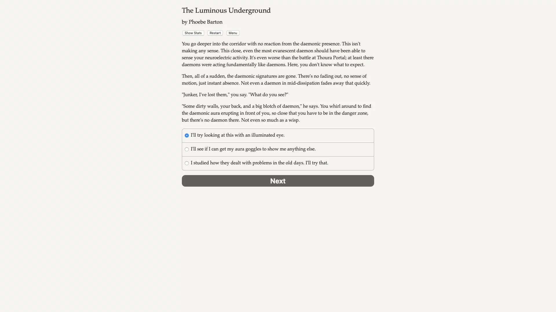 Изображение игры: The Luminous Underground