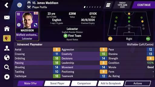 Изображение игры: Football Manager 2021 Mobile