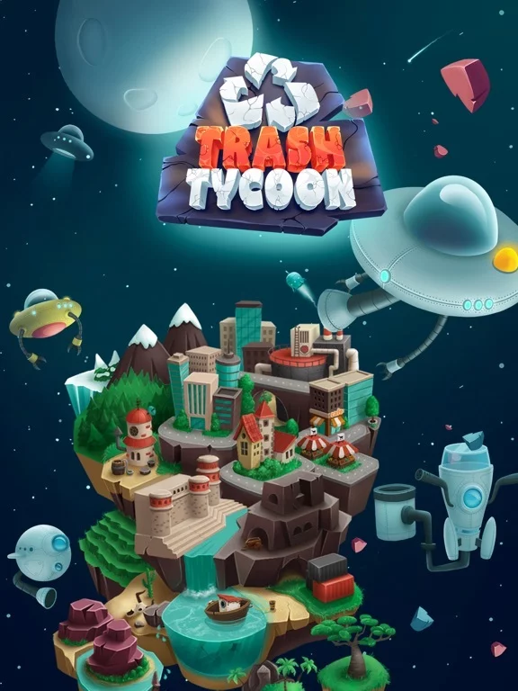 Изображение игры: Trash Tycoon: idle clicker