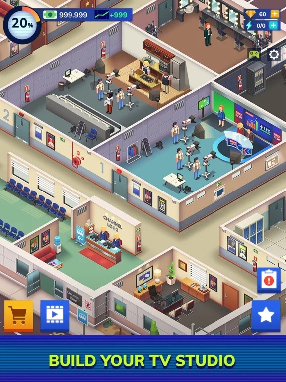 Изображение игры: TV Empire Tycoon - Idle Game