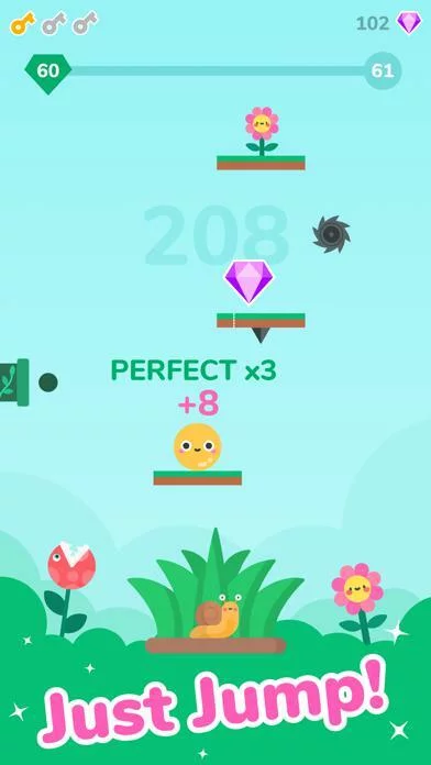 Изображение игры: Naughty Ball - Happy Jump