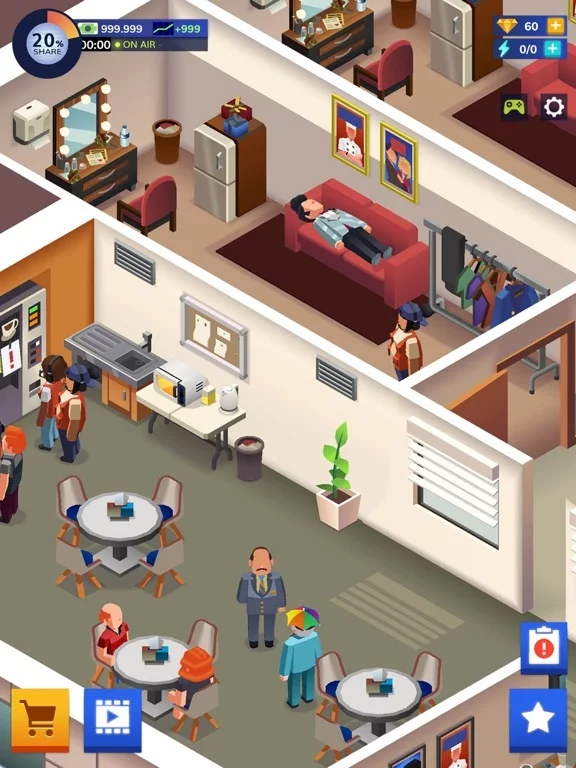 Изображение игры: TV Empire Tycoon - Idle Game