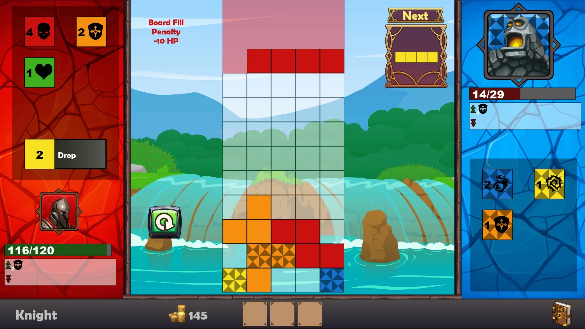 Изображение игры: Tetrogue Dragons