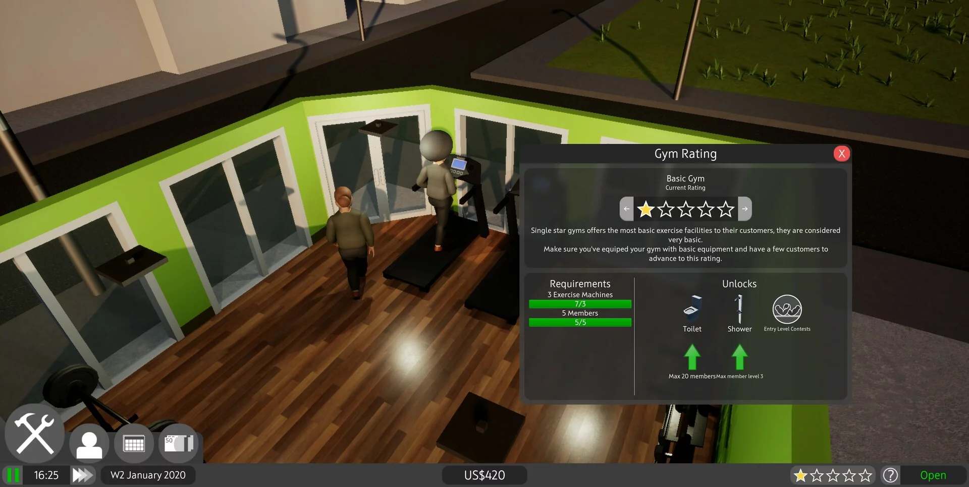 Изображение игры: Gym Tycoon