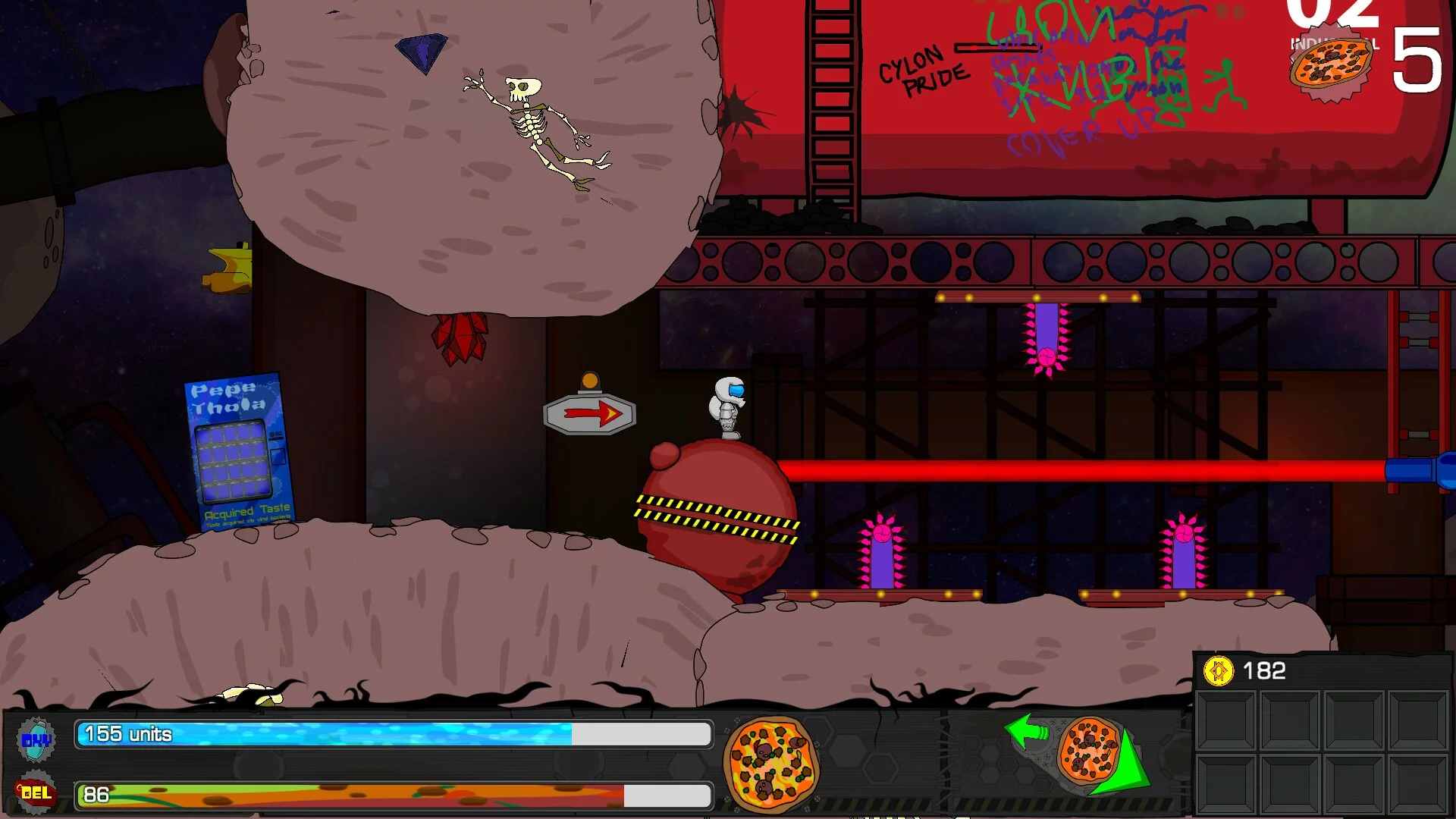 Изображение игры: Costa's Classic Cosmic Pizzas