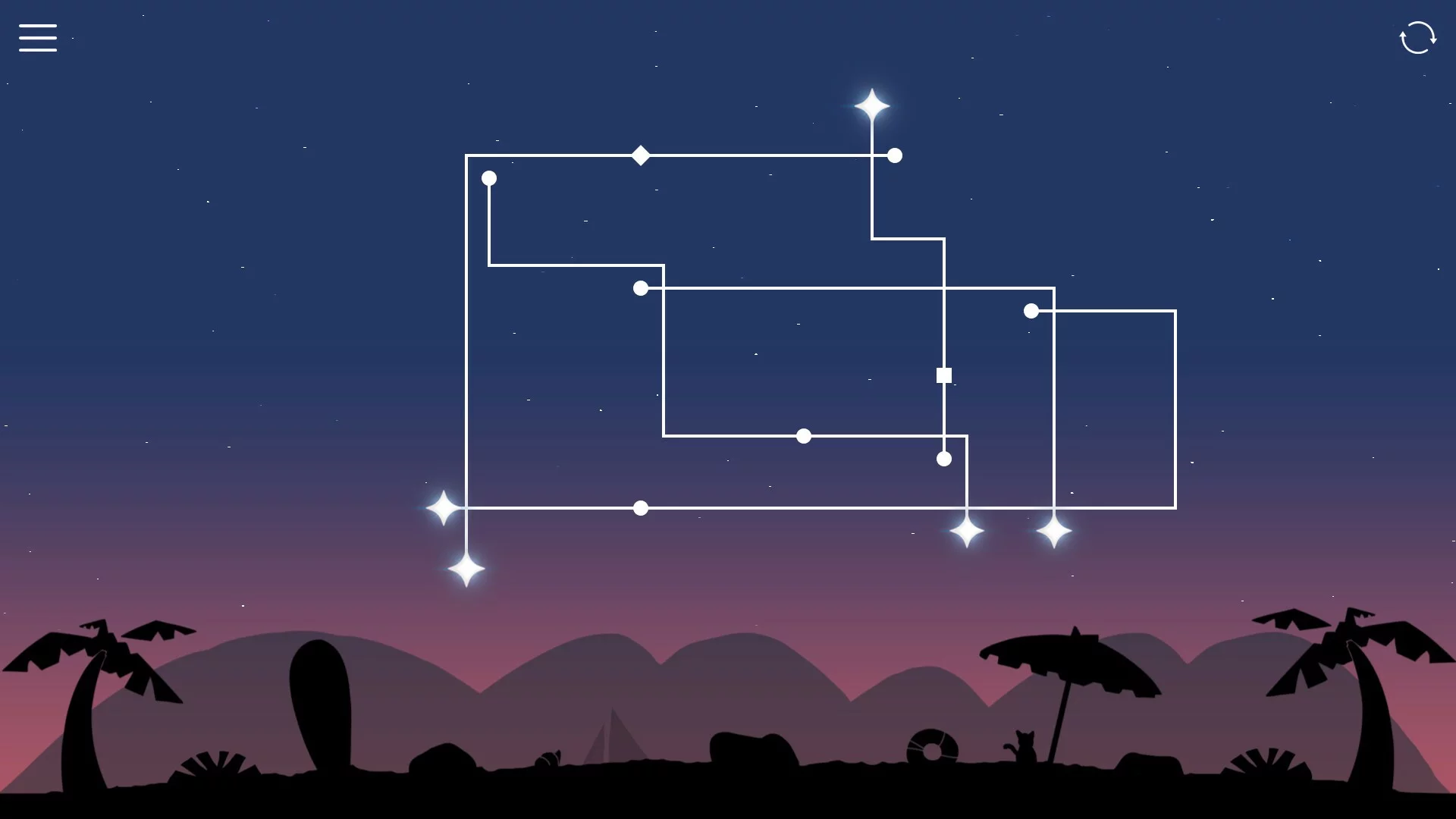 Изображение игры: CATch the Stars