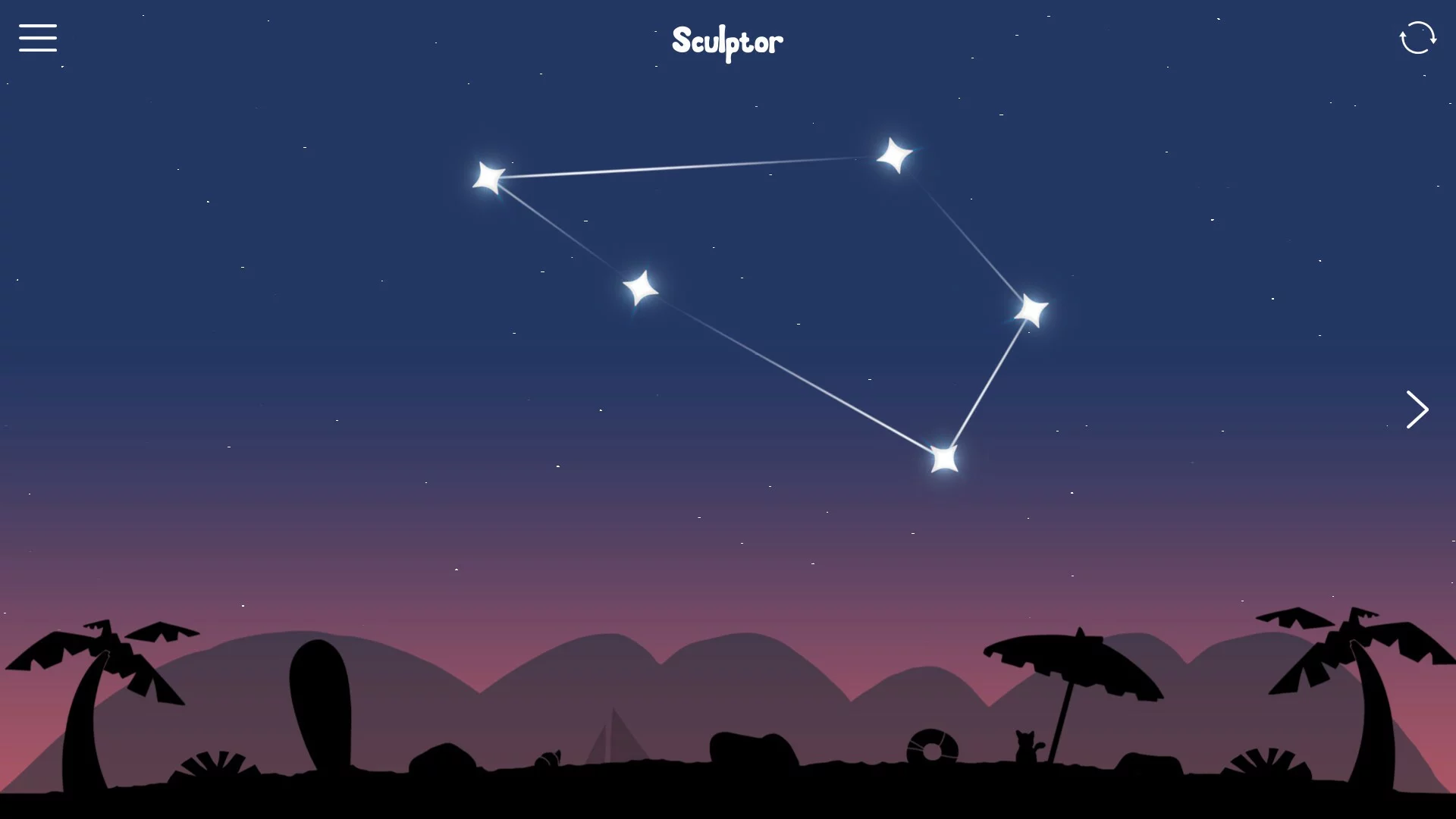 Изображение игры: CATch the Stars
