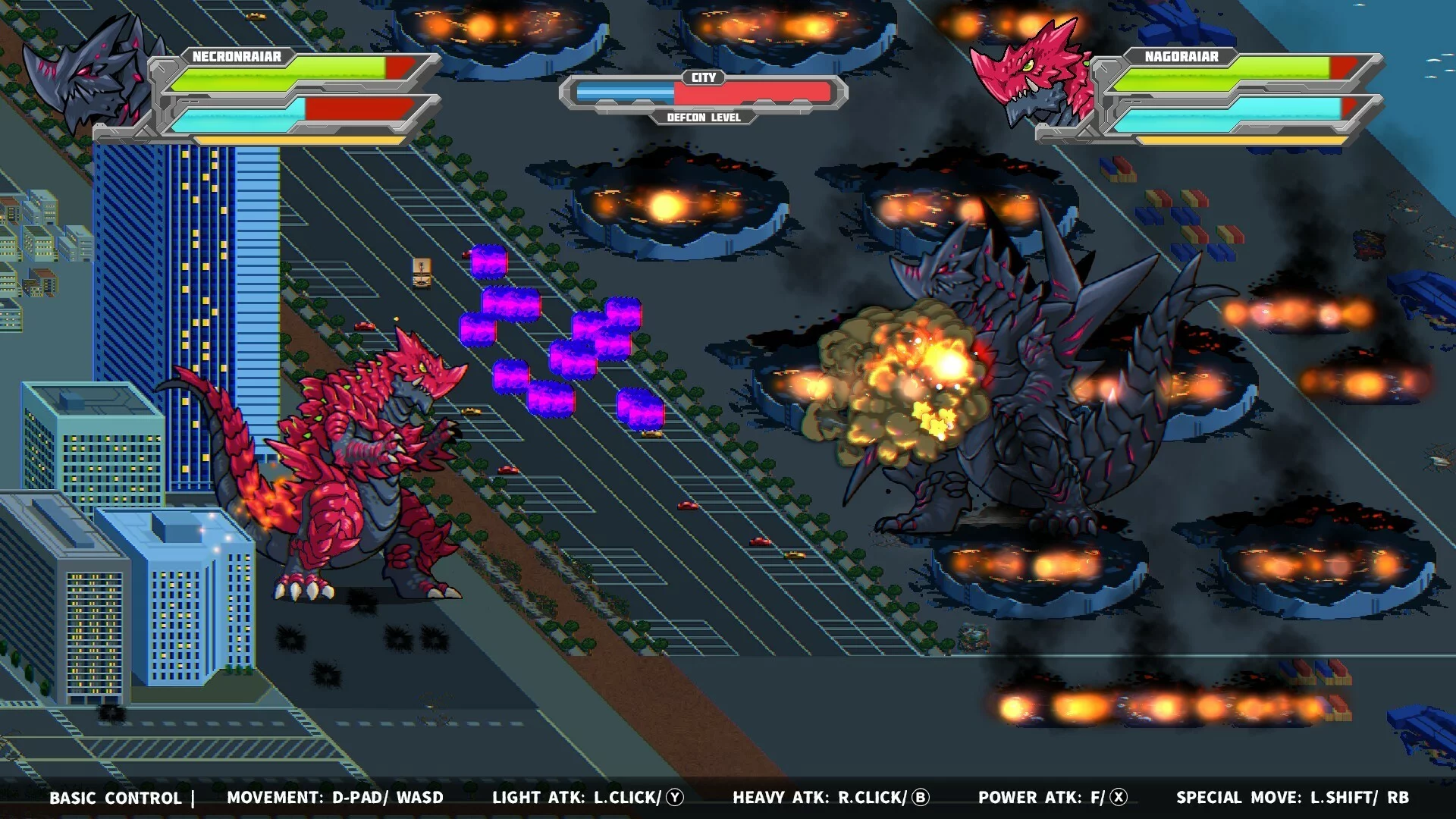 Изображение игры: Daikaiju Daikessen: Versus