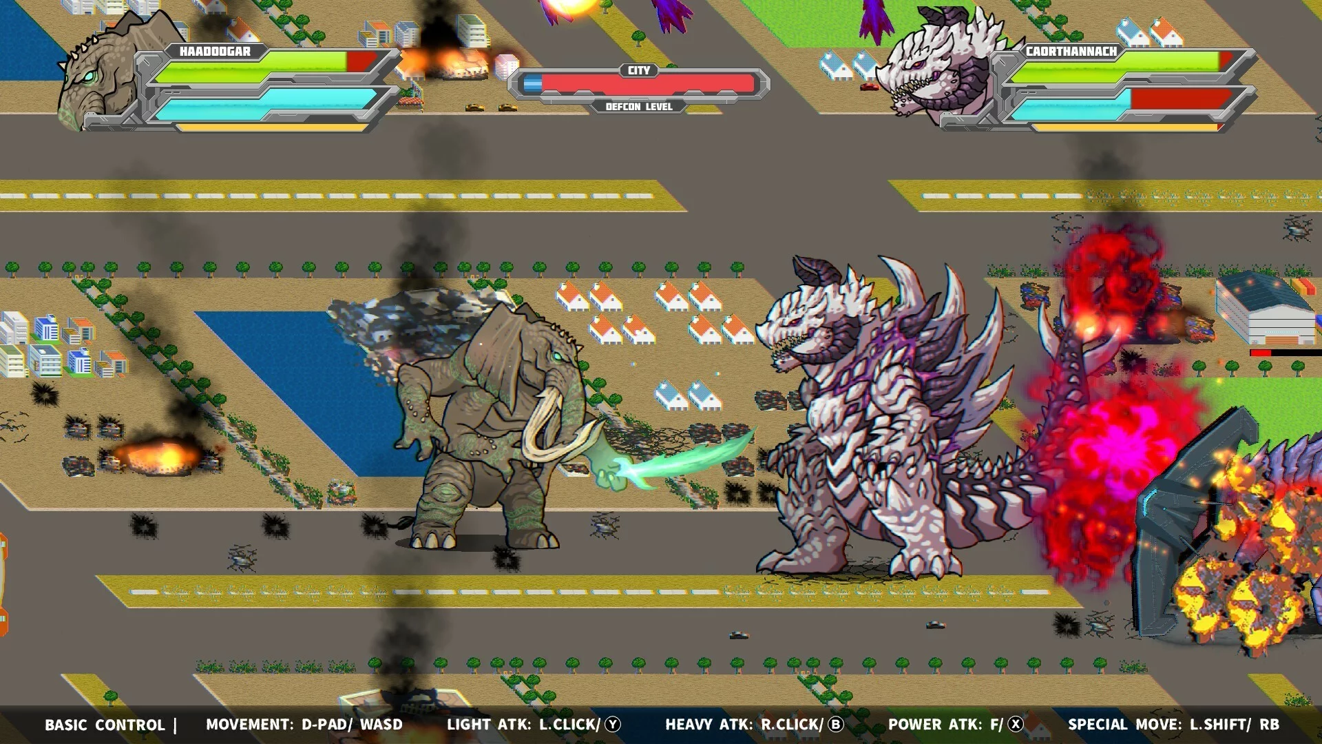 Изображение игры: Daikaiju Daikessen: Versus