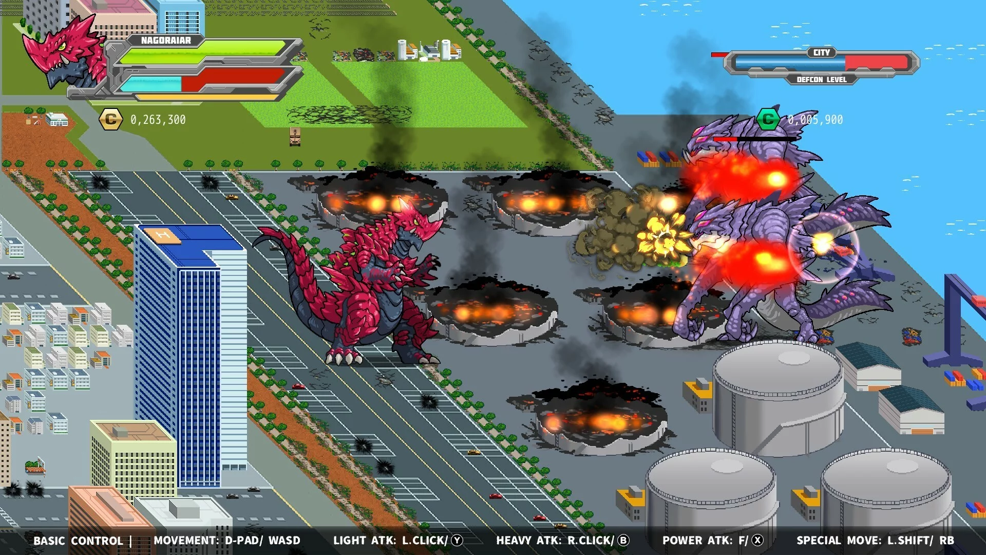 Изображение игры: Daikaiju Daikessen: Versus