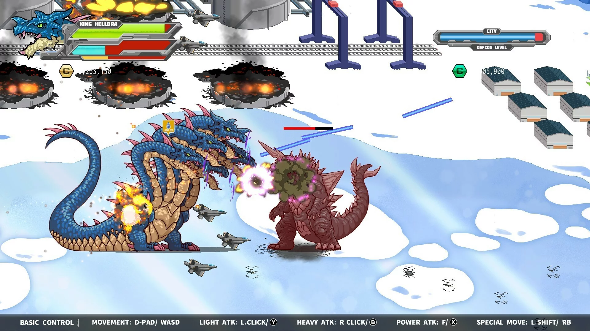 Изображение игры: Daikaiju Daikessen: Versus