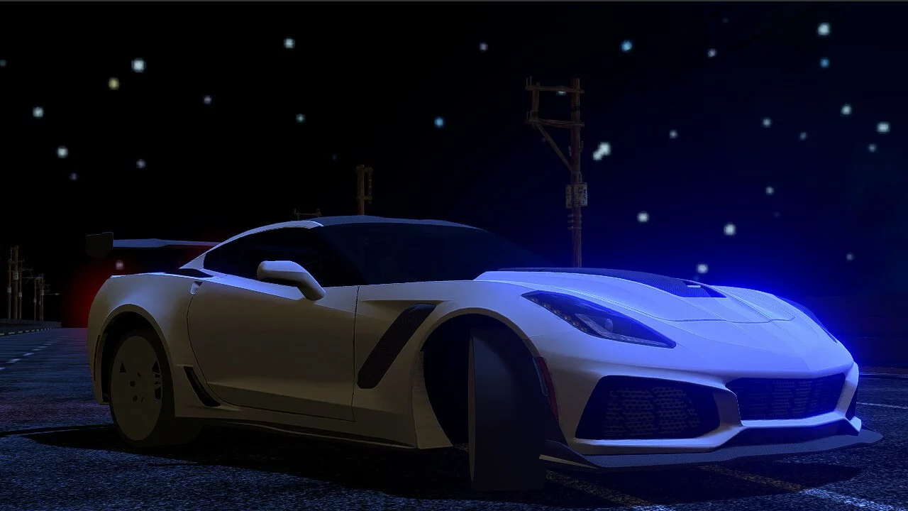 Изображение игры: Retrowave Need for Speed Drift