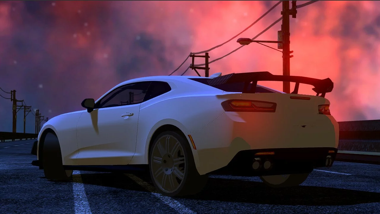 Изображение игры: Retrowave Need for Speed Drift