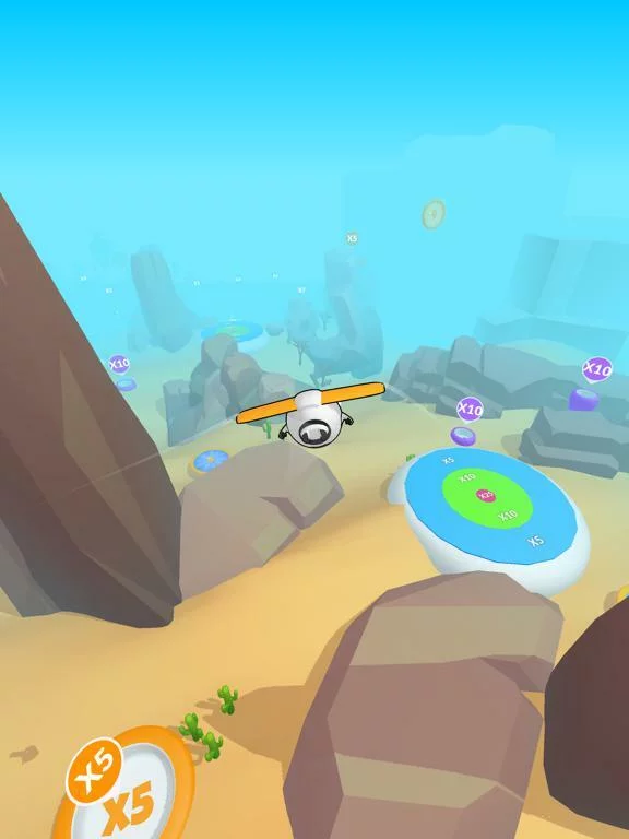 Изображение игры: Sky Glider 3D