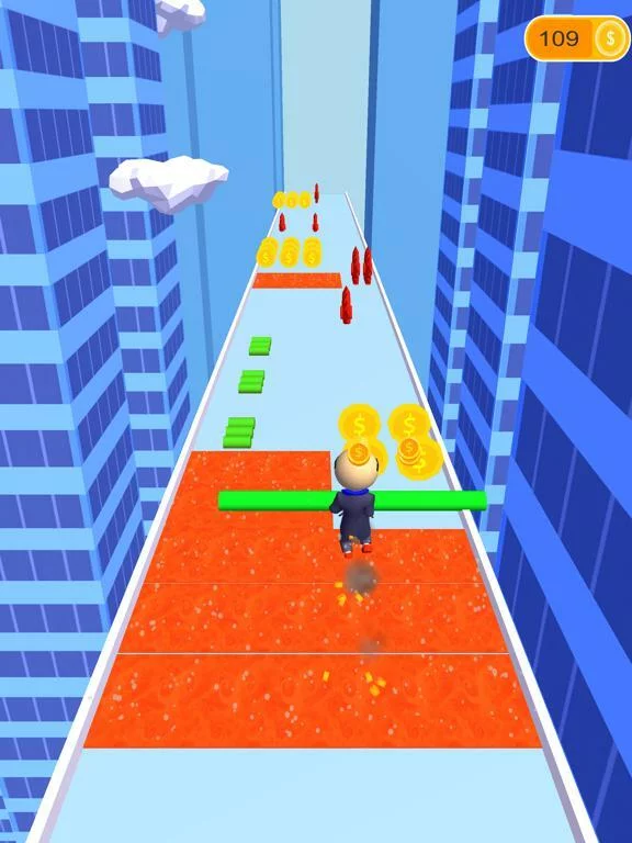 Изображение игры: Rails Master 3D - Roof Parkour