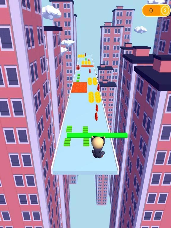 Изображение игры: Rails Master 3D - Roof Parkour