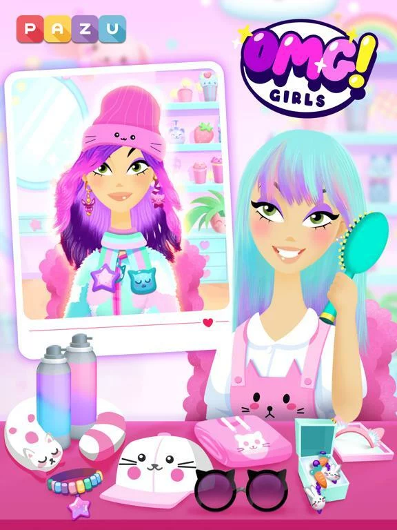 Изображение игры: Girls salon dress up games