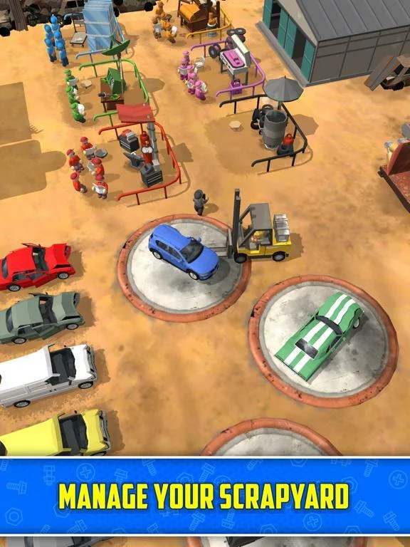 Изображение игры: Scrapyard Tycoon Idle Game