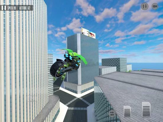 Изображение игры: Flying Moto Pilot Simulator