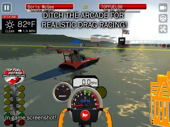 Изображение игры: Hotrod: Speed Boat Racing Game
