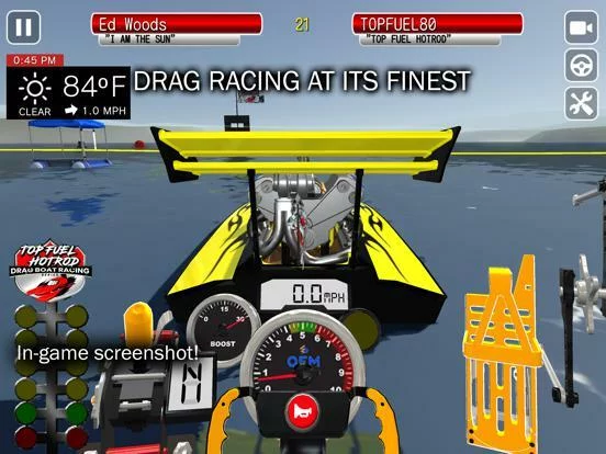 Изображение игры: Hotrod: Speed Boat Racing Game