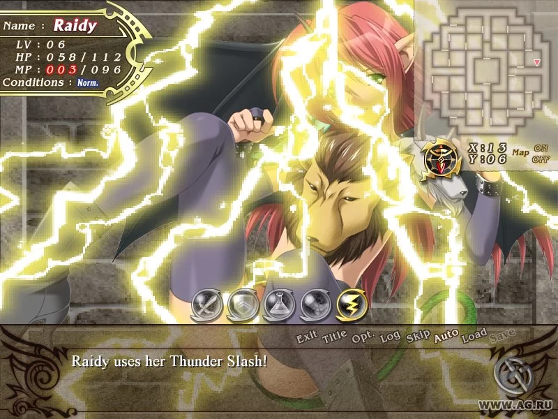 Изображение игры: Lightning Warrior Raidy