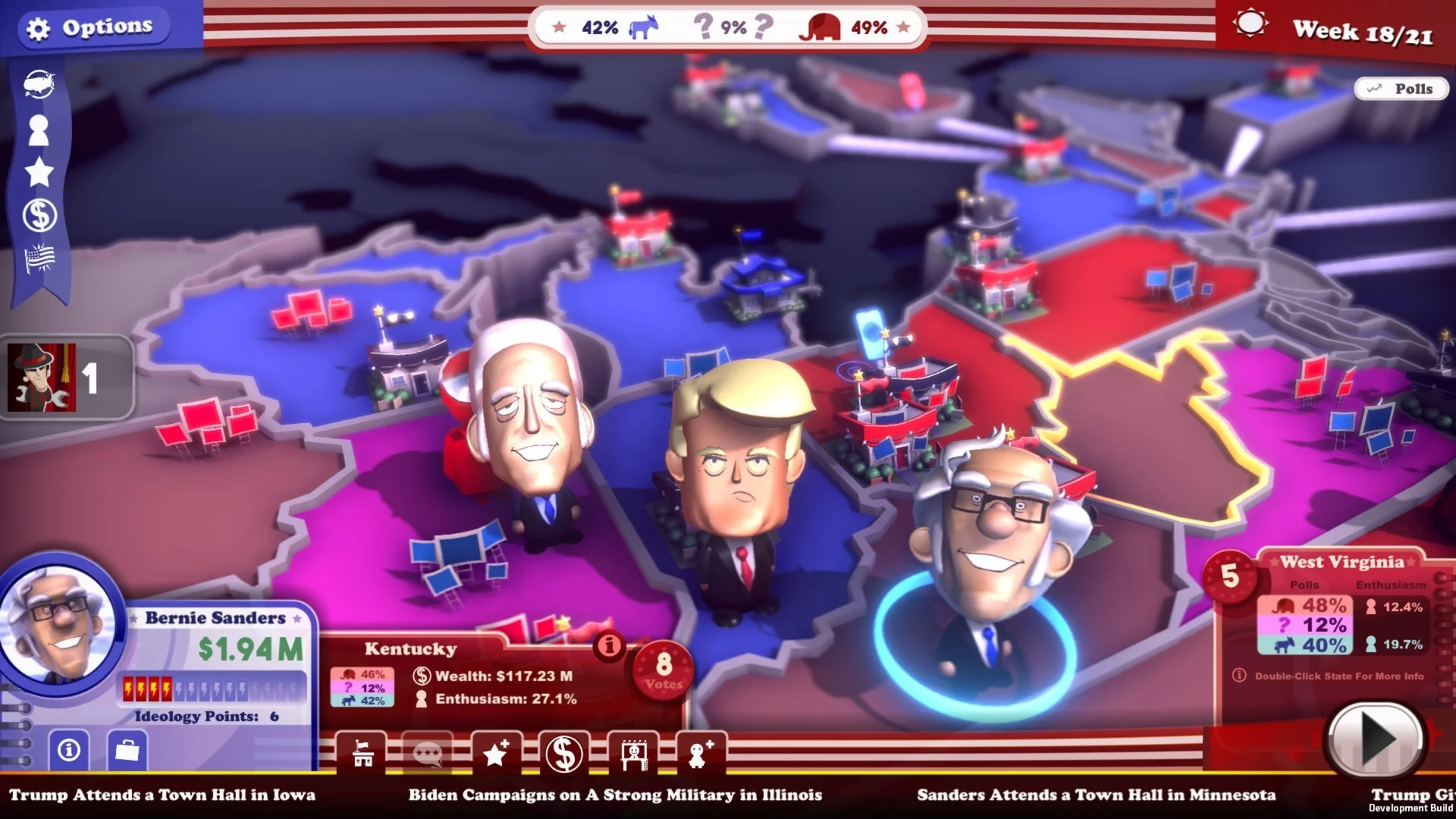 Изображение игры: The Political Machine 2020