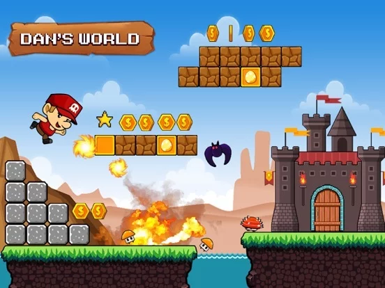 Изображение игры: Dan's Adventure Into The Land