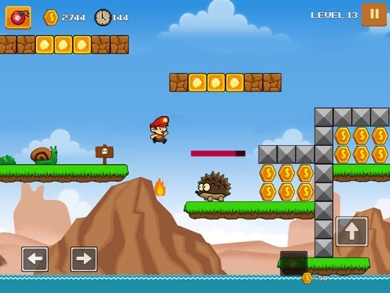 Изображение игры: Dan's Adventure Into The Land