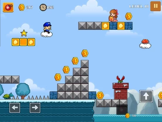 Изображение игры: Dan's Adventure Into The Land