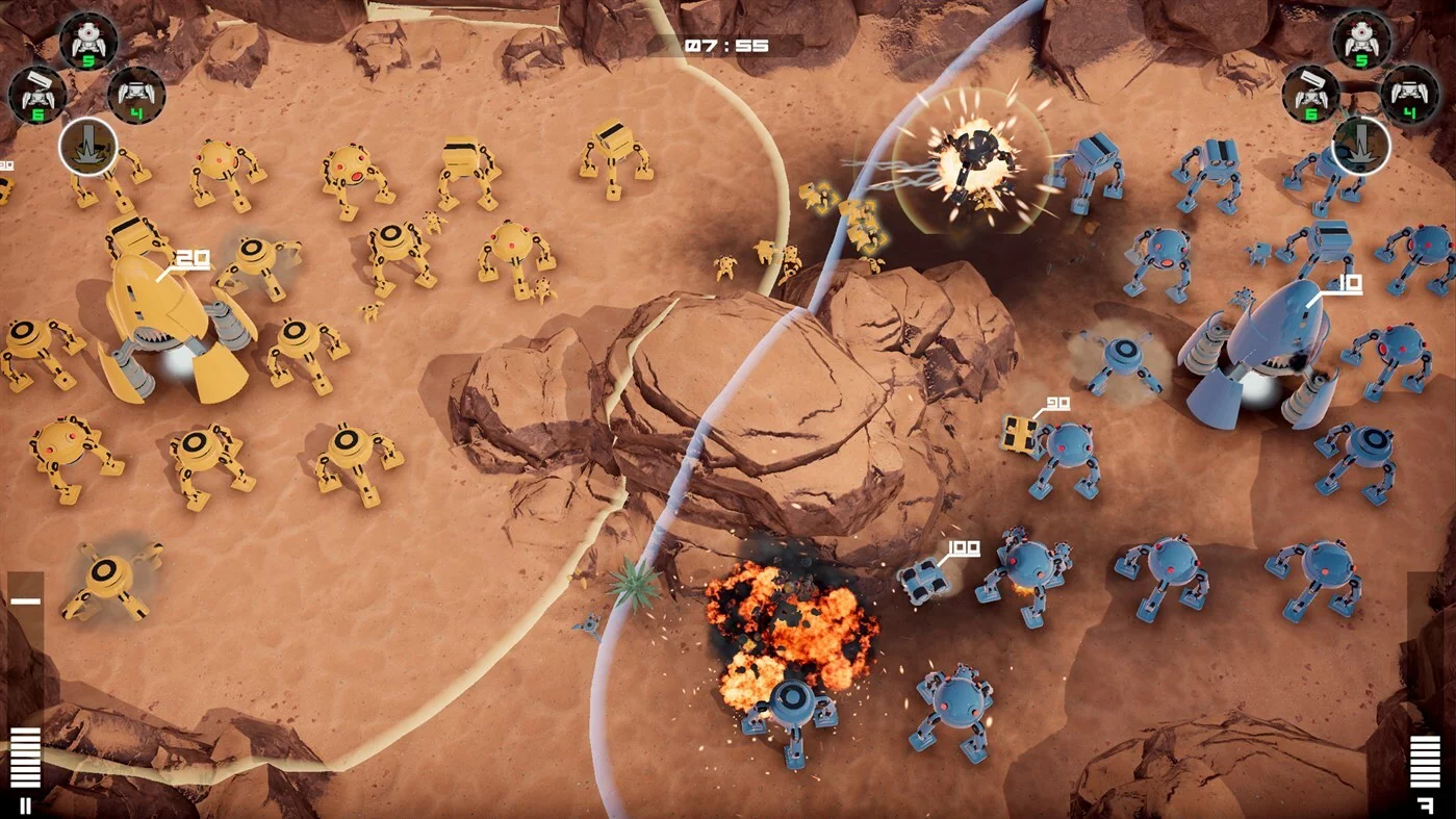 Изображение игры: Rover Wars: Battle for Mars