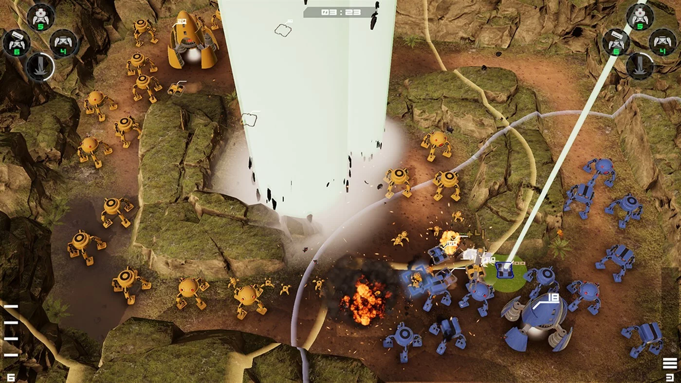 Изображение игры: Rover Wars: Battle for Mars