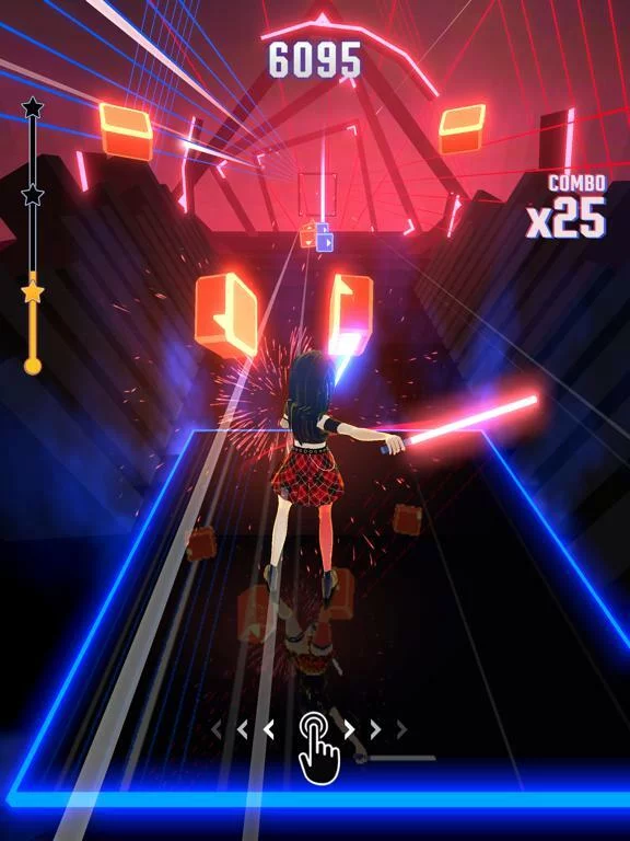 Изображение игры: Beat Saber 3D