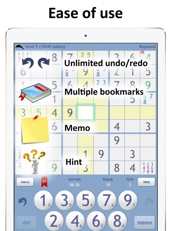 Изображение игры: Sudoku 9 Pro