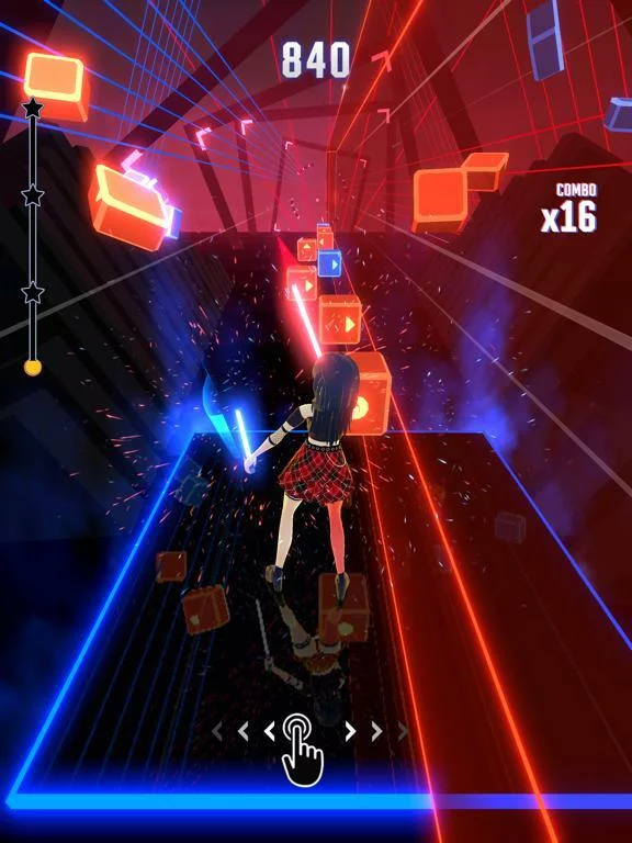 Изображение игры: Beat Saber 3D