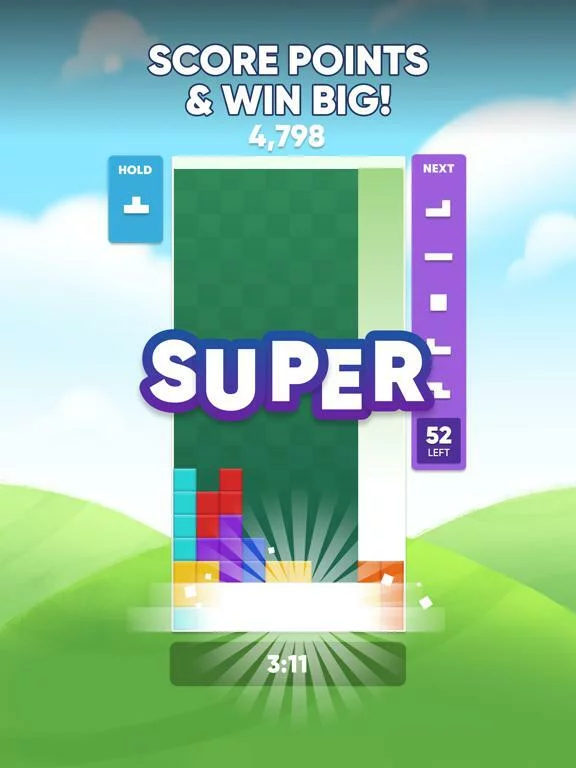 Изображение игры: Tetris Clash