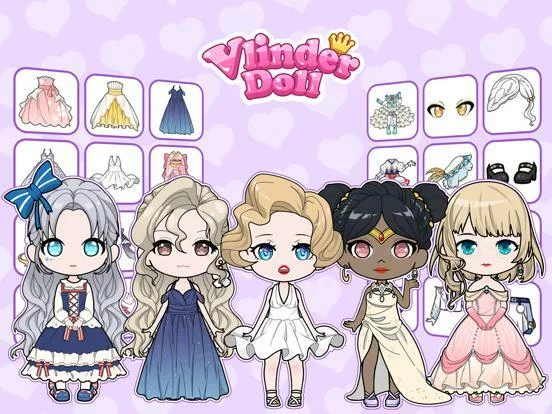 Изображение игры: Vlinder Dolls - Dress Up Games