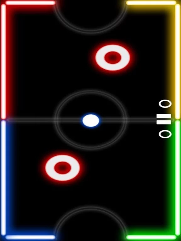 Изображение игры: Air Glow Hockey Table Space Arena