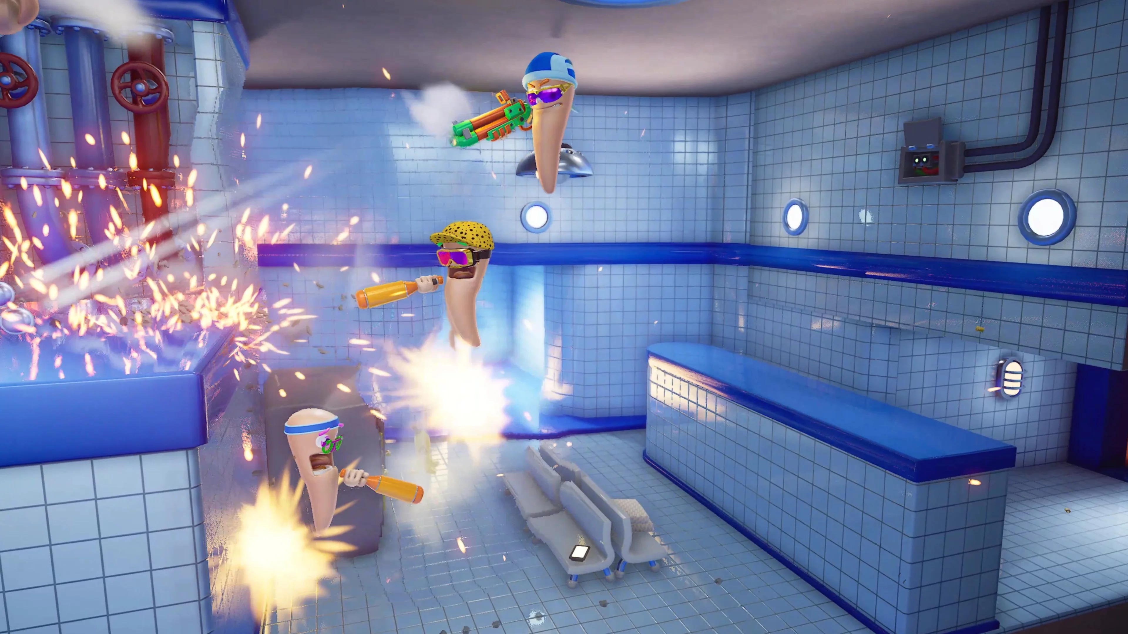 Изображение игры: Worms Rumble Beta
