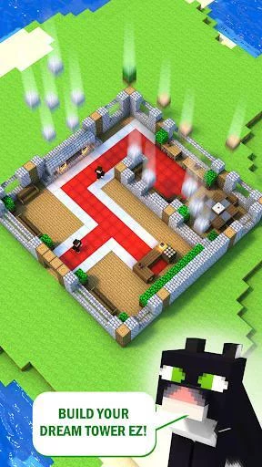 Изображение игры: Tower Craft 3D - Idle Block Building Game